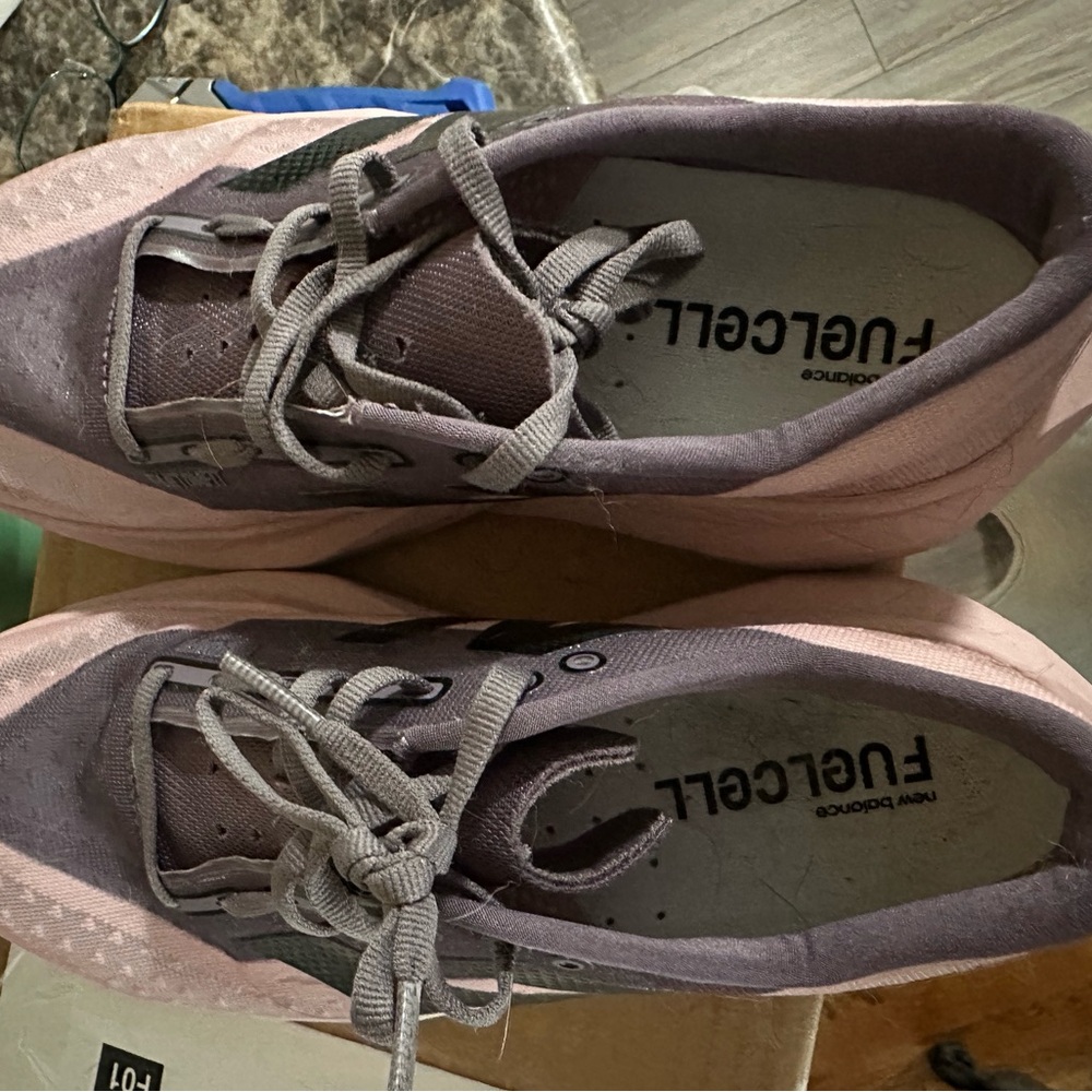 New Balance Women's Pink and Purple Sneakers